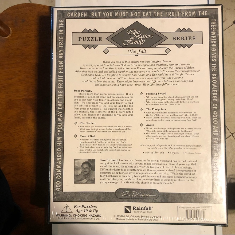 NIB 500 Piece The Masters Family Puzzle. - Picture 2 of 2
